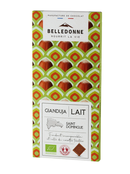 Tablette lait gianduja bio - 100 g