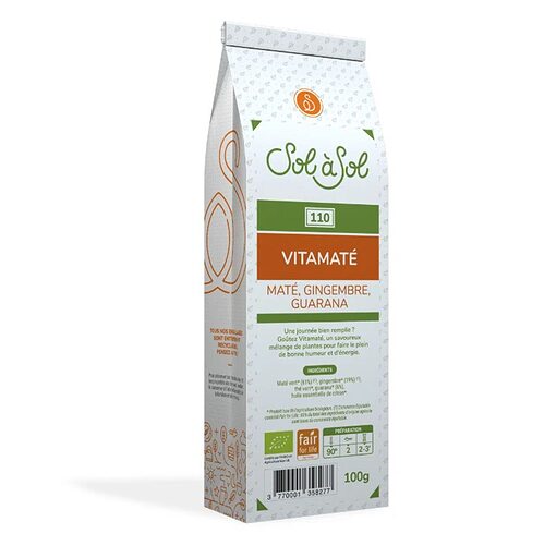 100g - Maté Vitamaté bio - Sol à Sol