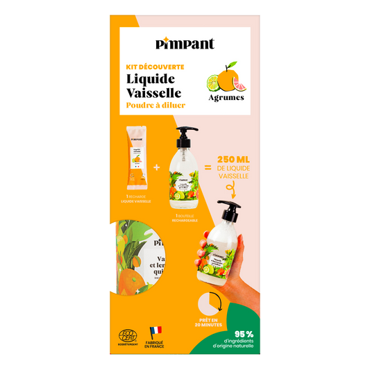 Bouteille pour liquide vaisselle agrumes 250 ml - 250ml