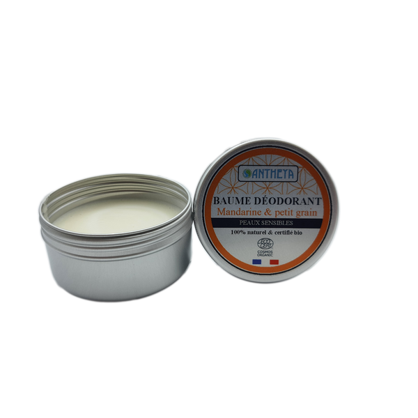 Baume déodorant - mandarine & petit grain - 75 g