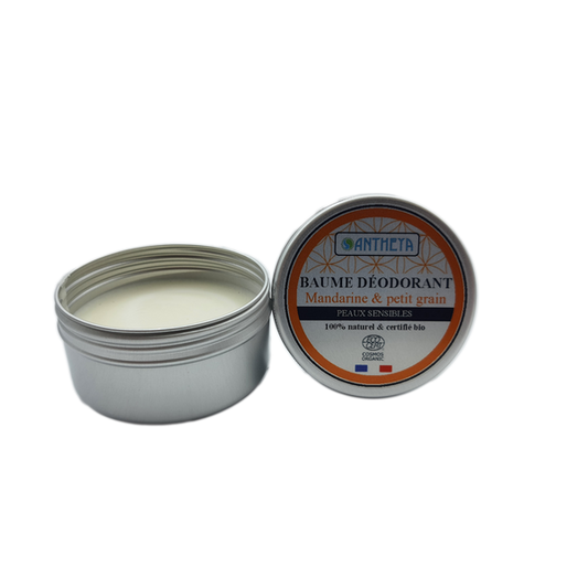 Baume déodorant - mandarine & petit grain - 75 g