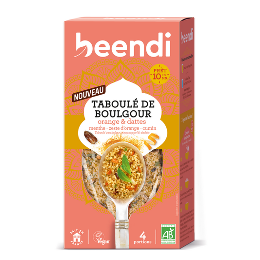 Taboulé de boulgour, orange, dattes et menthe bio - 250 g