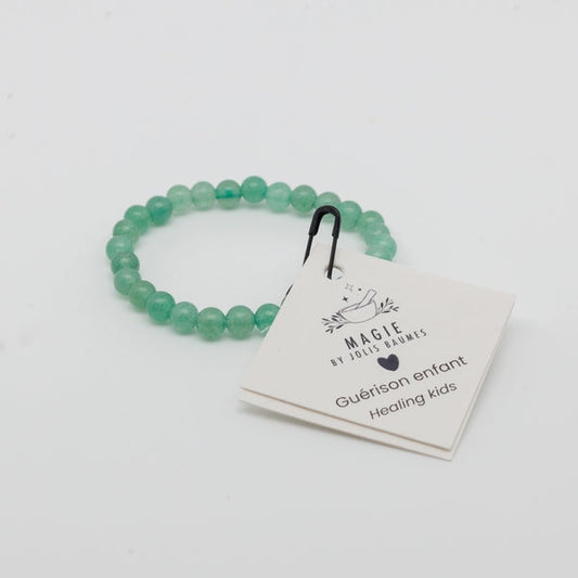 Bracelet enfant guérison aventurine verte